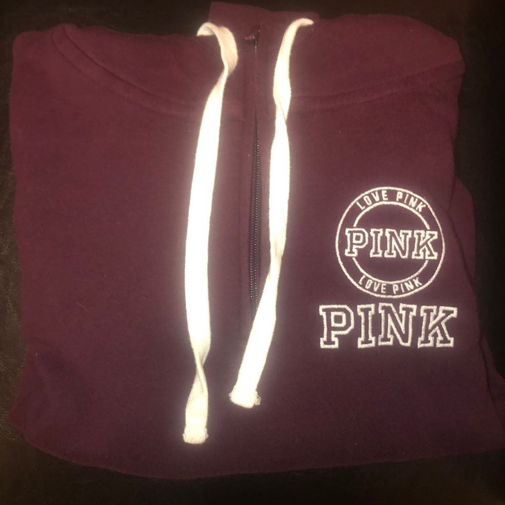 burgundy hoodie - Picture 1 of 3